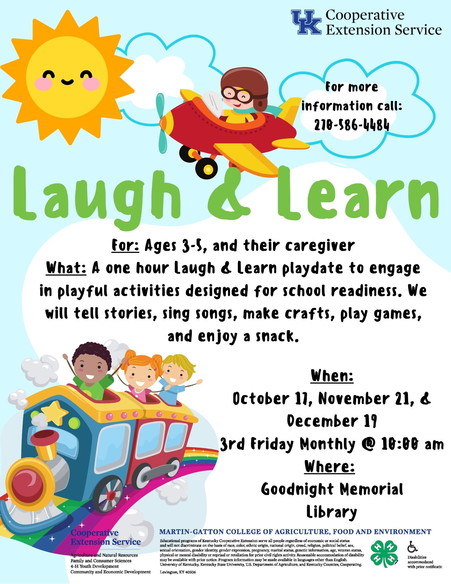 Laugh N Learn Flyer