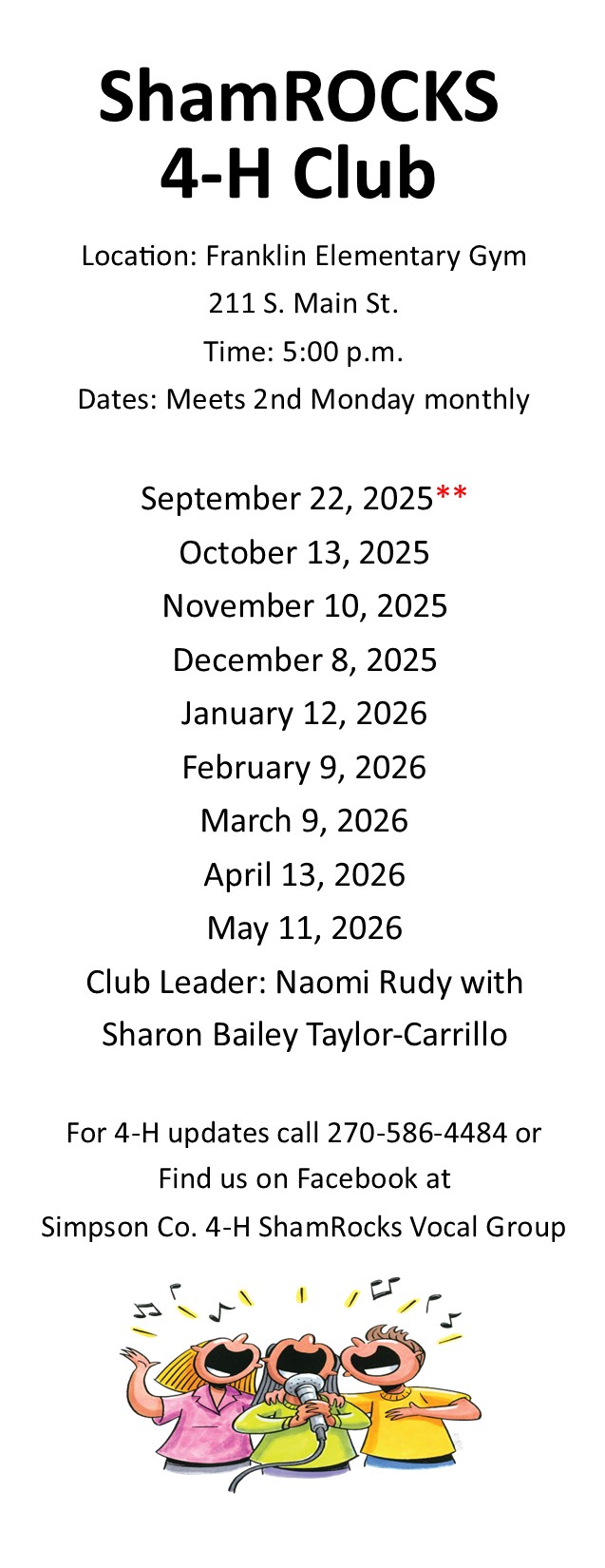 ShamROCKS Vocal Club